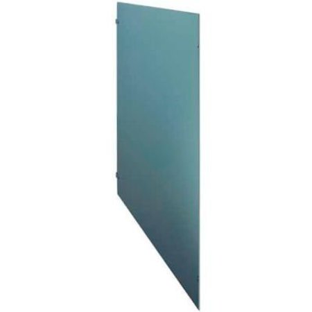 GEC ASI Global Partitions Steel Partition Panel w/o Brackets - 54-1/2inW Gray 40-7135450-25-GR